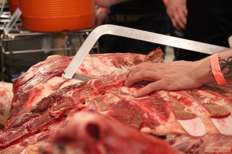 Hudson & Charles Butcher Demonstration | Brisket King NYC 2016