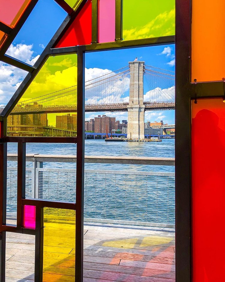 From Sea to Shining Sea, Tom Fruin, Pier 17, Seaport, Manhattan
