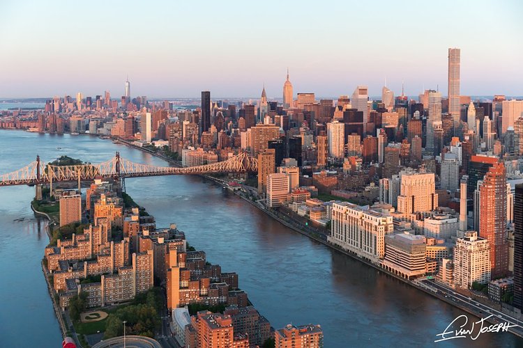 Roosevelt Island at sunrise