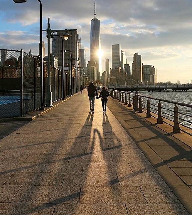 Photo by @maximusupinnyc
Shadows of love, from sunlight reflecting off of One World Trade
#NYC #manhattan #newyorkcity #thisisnewyorkcity #wildnewyork #whyilovenewyorkcity #usaprimeshot #teamcanon #icapture_nyc #abc7ny #nycprimeshot #ig_nycity #made_in_NY #newyork #newyork #seeyourcity  #HudsonRiver #sunset #freedomtower #oneworldtrade #HudsonRiverpark #ItsAmazingOutThere # #what_i_saw_in_nyc