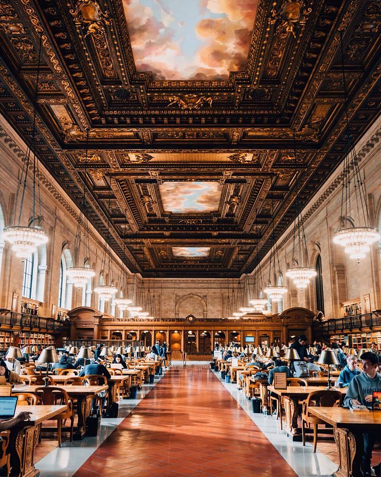 Rose Reading Room, New York Public Library, Midtown, Manhattan
