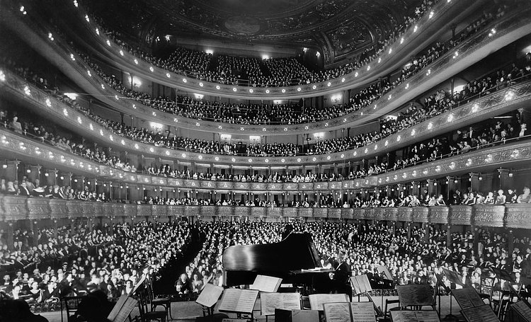 Josef Hofmann at the Metropolitan Opera House 1937