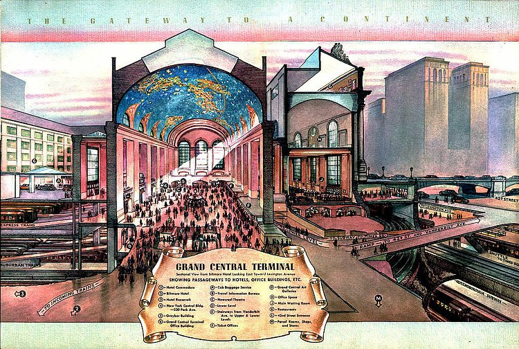 A peek inside Grand Central Terminal in 1939