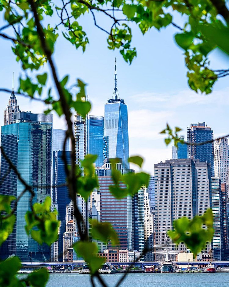 Lower Manhattan from Brooklyn Heights, Brooklyn