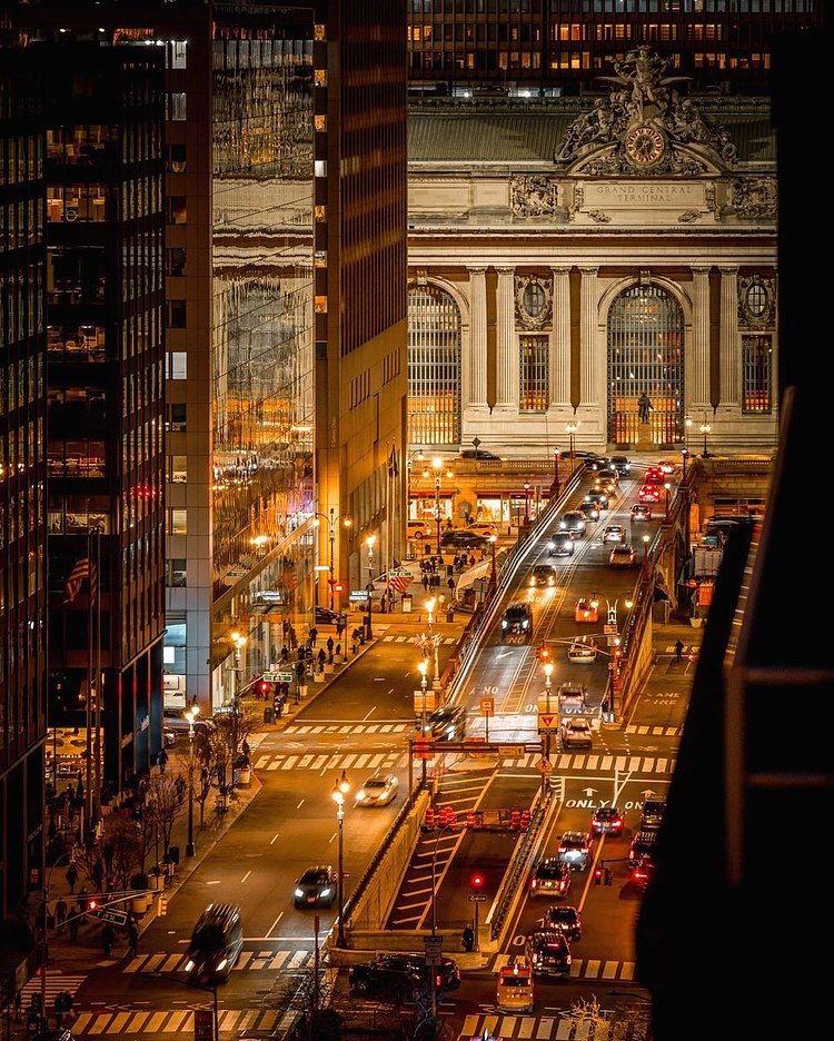 Park Avenue and Grand Central Terminal, Midtown, Manhattan