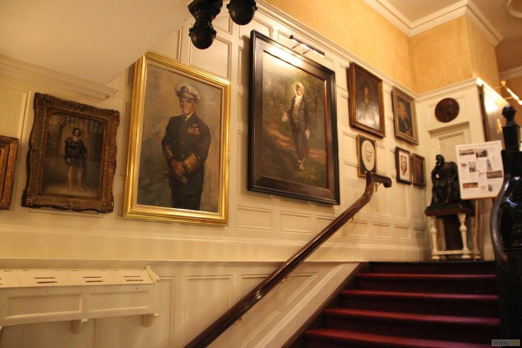 Portraits Along Entrance Staircase