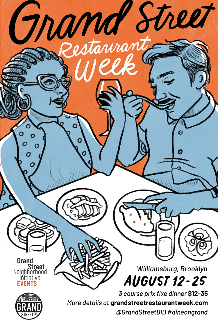 Grand Street Restaurant Week, Winter 2019, Feb 18th — March 3rd