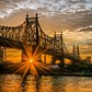 Sunrise over Roosevelt Island and the Queensboro Bridge