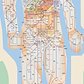 Poster - NYC style map of the entire human body (a schematic done in the style of the NYC subway)
