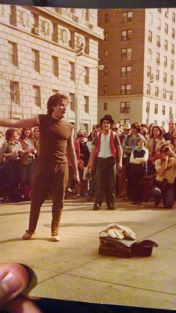 Robin Williams Street Performance in New York City, 1979