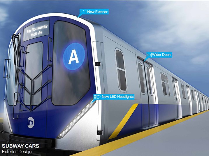 New York MTA have issued a proforma design for the next generation of subway cars and station upgrades.