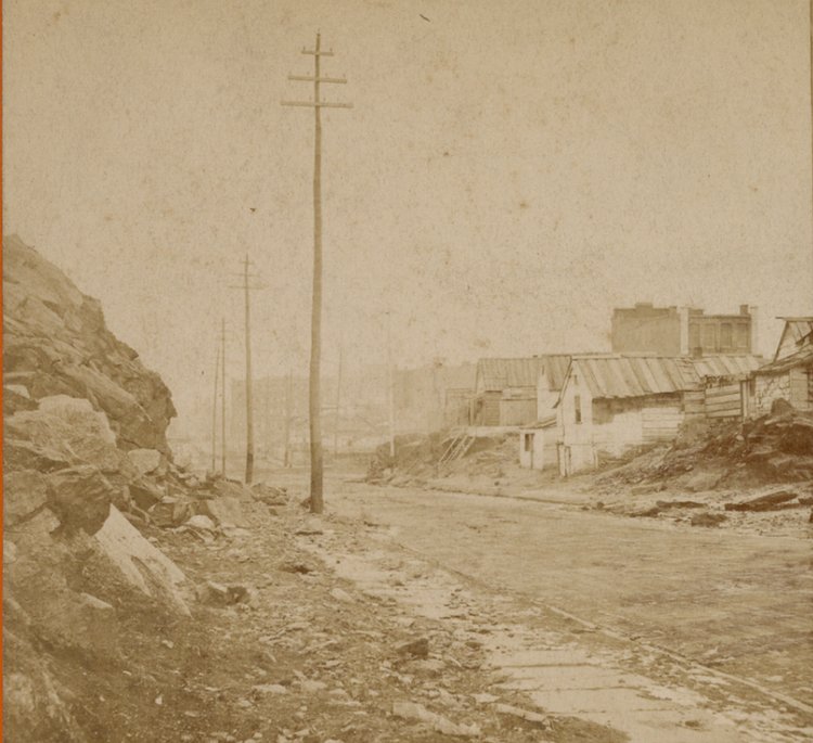 58th Street in Manhattan c\irca 1870s