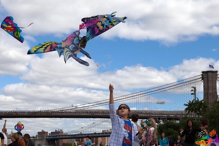 NYC Kite Festival at Brooklyn Bridge Park, Saturday September 10th, 2106