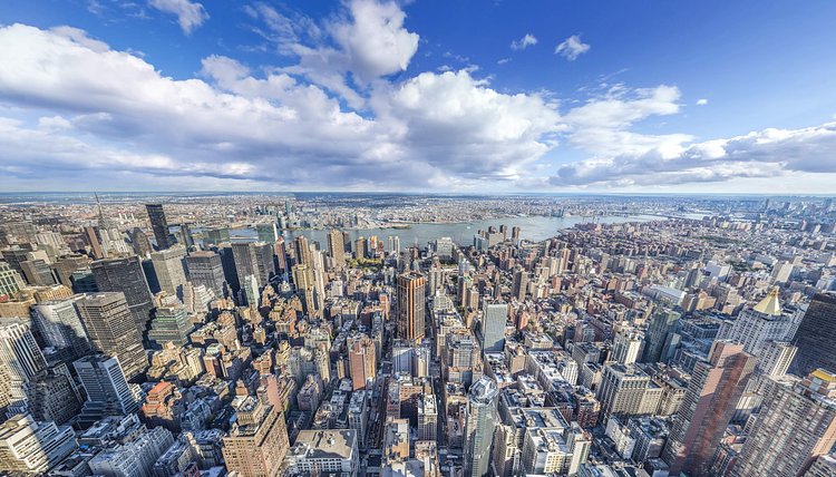 New York Skyline 360 Panorama: 20 Gigapixels