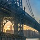 Williamsburg Bridge Hazy Sunset