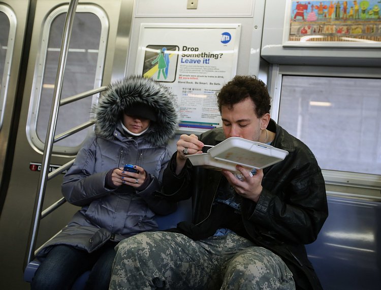 What would you add to the list of foods to avoid eating on the subway?