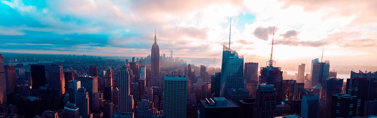 New York City skyline from Top of the Rock