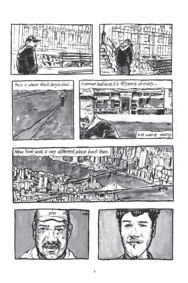A page from the 'Ghetto Brother' graphic novel.