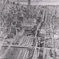 One of a few failed urban highways conceived by Robert Moses, the 1941 plans for a mid-Manhattan expressway would have “cut out a swath of 30th Street on its route eastward, past the old Pennsylvania Station and the Empire State Building.” 