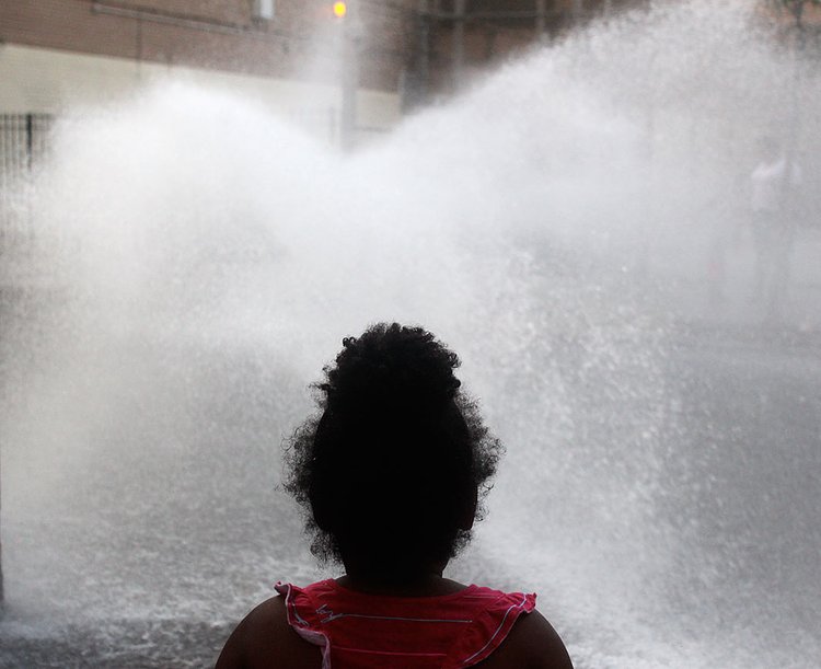 Water Rituals, Bronx, 7/20/15 4:30-8:30 PM 95 degrees.