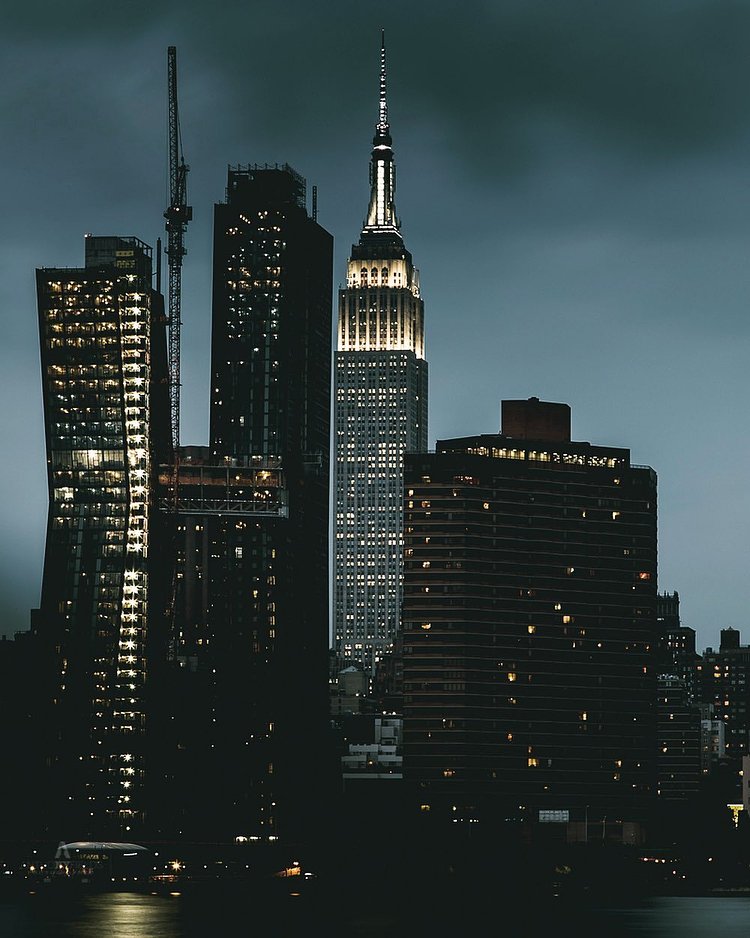 American Copper Buildings and Empire State Building, Midtown, Manhattan