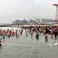 The Coney Island Polar Bear Club taking the plunge on New Year's day, 2006.