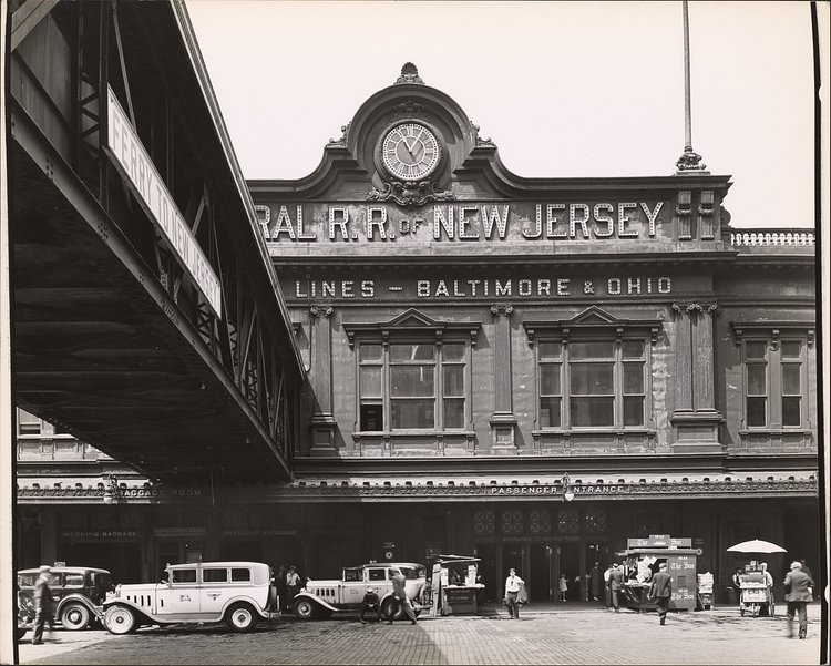 Liberty Street Ferry Terminal, New York City, 1938