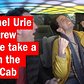 Michael Urie and Drew Droege take a ride in the Cash Cab