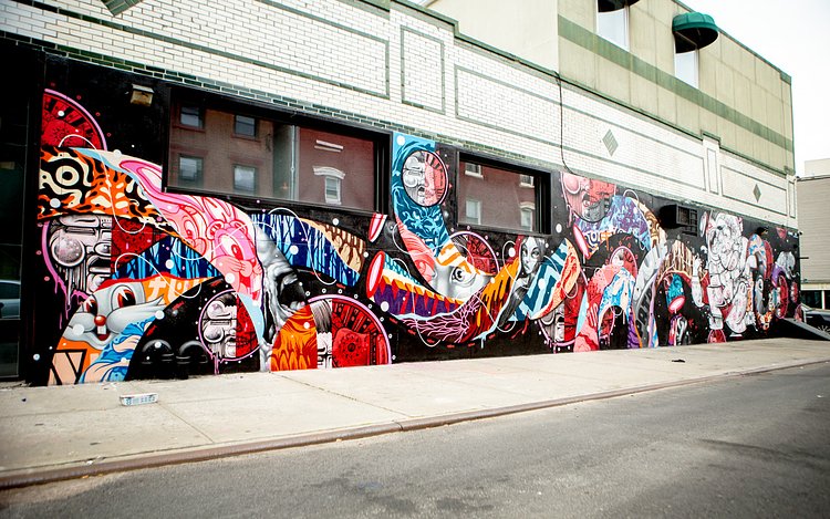 Tristan Eaton, HOW & NOSM, and Cyrcle All Worked Together on a New Mural in Williamsburg
