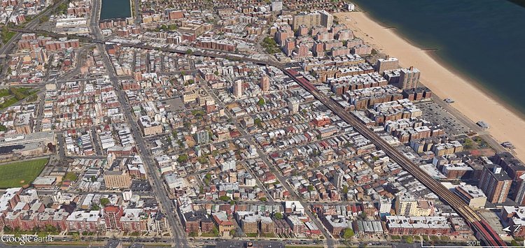 Brighton Beach, Brooklyn. This was my home when I first moved from Russia in 1996! The neighborhood is mostly emigrants from the USSR or post-USSR nations. Aging Russians who came over decades ago live alongside newer Russians who came following the fall of the Soviet Union. Despite being close to Coney Island, it still has very high poverty rates.