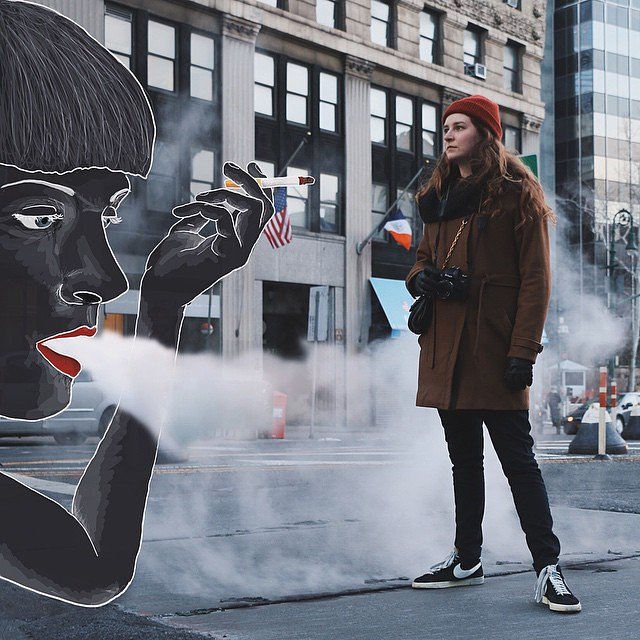 The old one new one with my roomie Claire