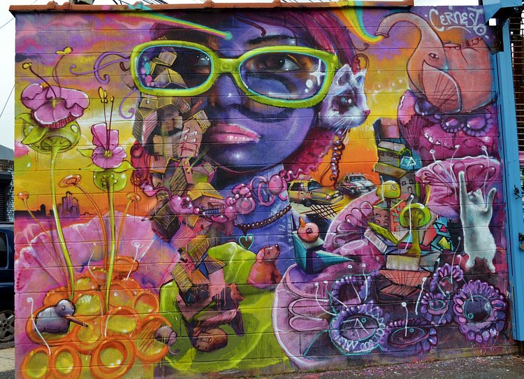 Welling Court: Cern, 9.21.14 | A visit to the Welling Court Mural Project in Queens on 9.21.14. With 5 Pointz gone, Welling Court has become the new graffiti center in the borough. I'll try to include the individual artists, great talent/ work from everyone.