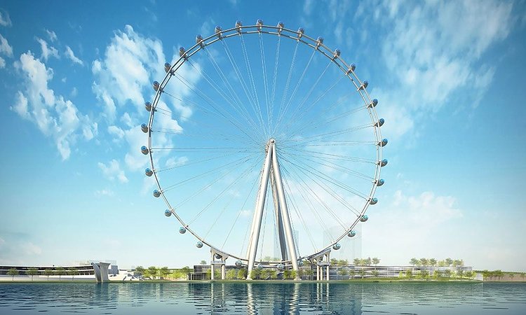 The New York Wheel construction site