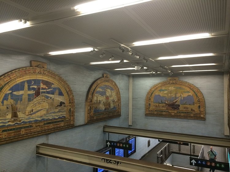 Marine Grill Murals