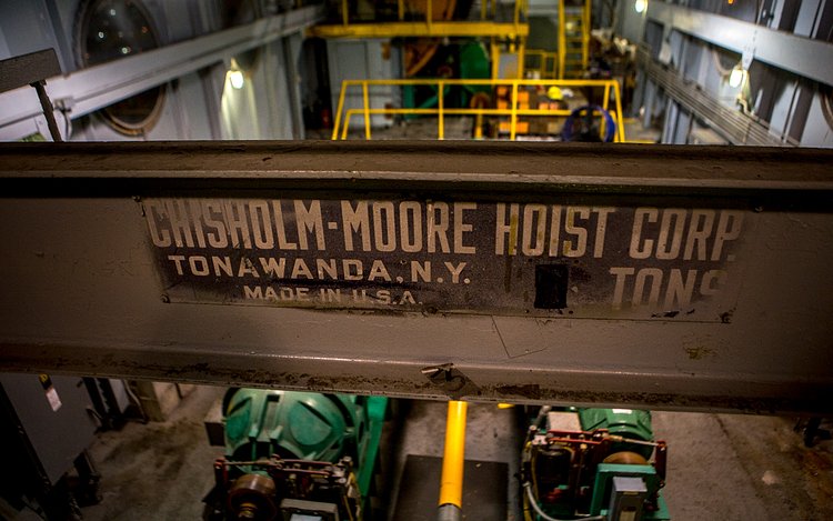 The inner guts of the Harlem span of the Triborough Bridge.