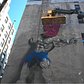 Ron English "Temper Tot", a new piece in Manhattan, New York City