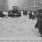 Snow shovelers clearing snow in New York City after a blizzard in 1926.