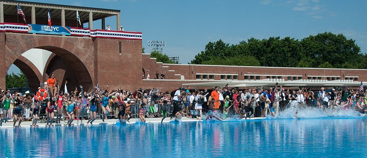 McCarren Park Pool, Williamsburg, Brooklyn