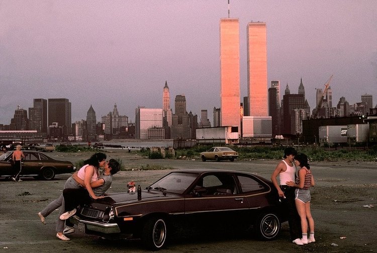 Twin Towers from Lover's Lane, New Jersey, 1983