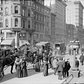 Fifth Avenue & 42nd Street c. 1903 – Crowded Street On A Cold Sunny Day