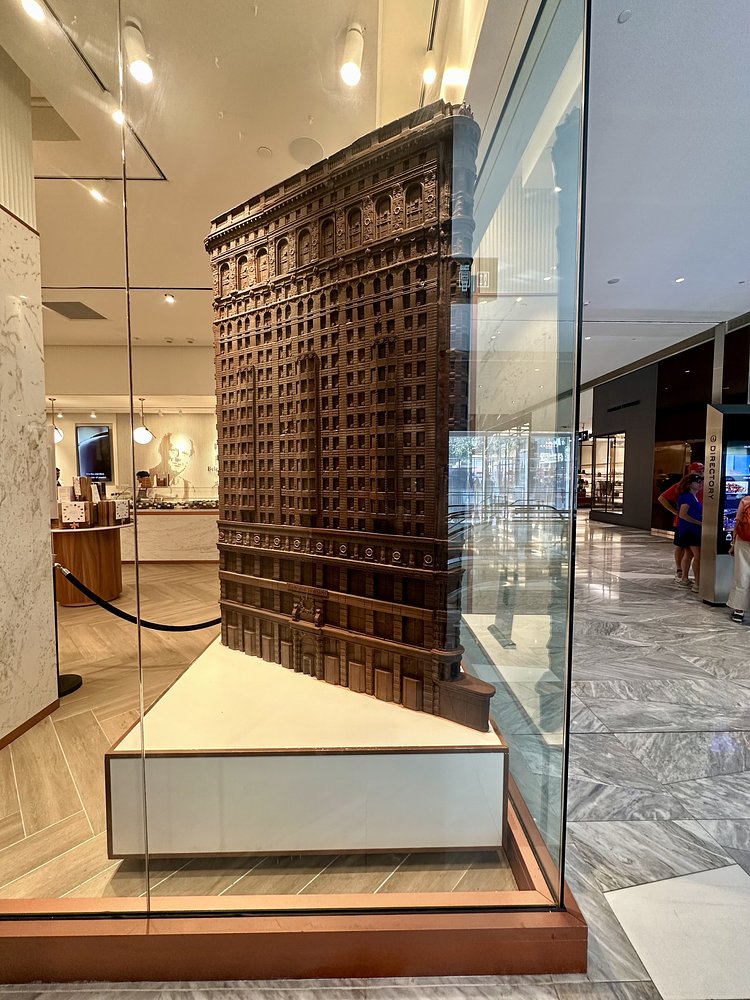 Chocolate Flatiron Building - Neuhaus, Hudson Yards, NYC