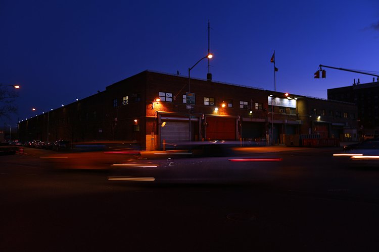 The 126th Street Bus Depot in East Harlem, where bones and bone fragments were found.