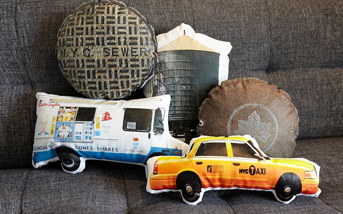 Ronda J. Smith’s “In the Seam” Pillow Art