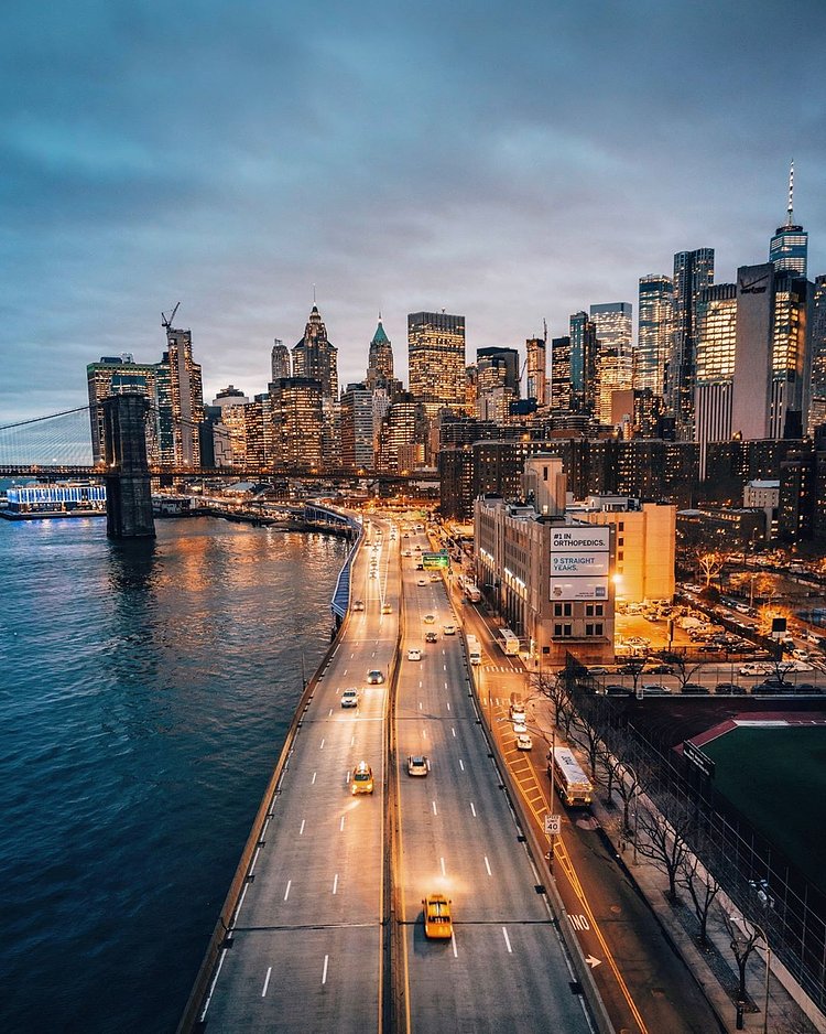 Lower Manhattan from Manhattan Bridge