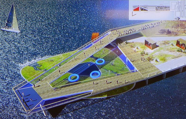 Hudson River Park Pier 26 west tip rendering