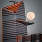 Moonrise over Hudson Yards, Manhattan