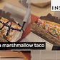 This is a marshmallow taco