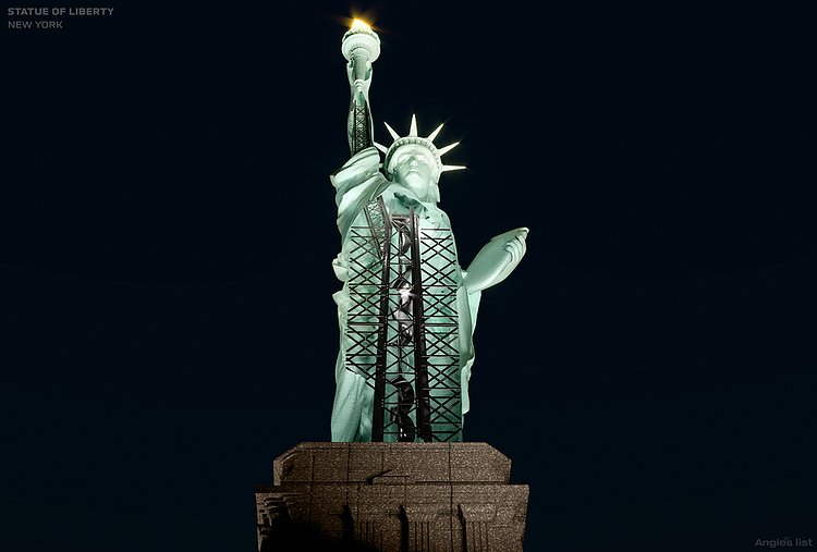 Statue of Liberty, Cutaway