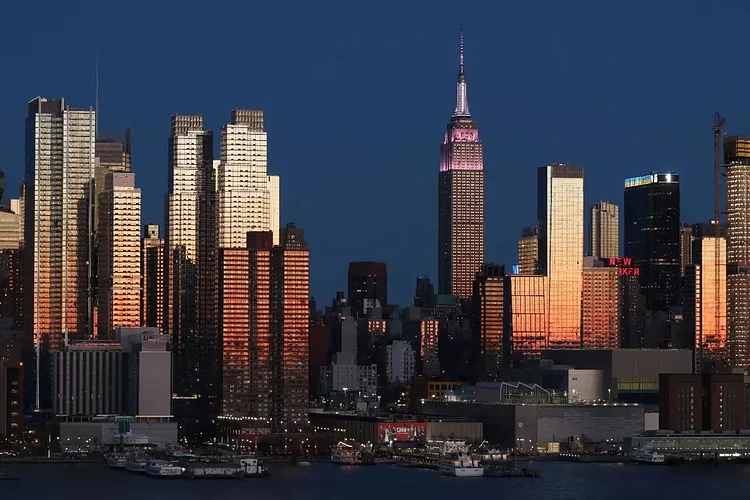 Sunset over Midtown Manhattan