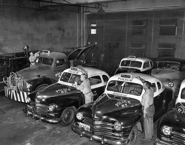 NYPD Police Cars, 1949